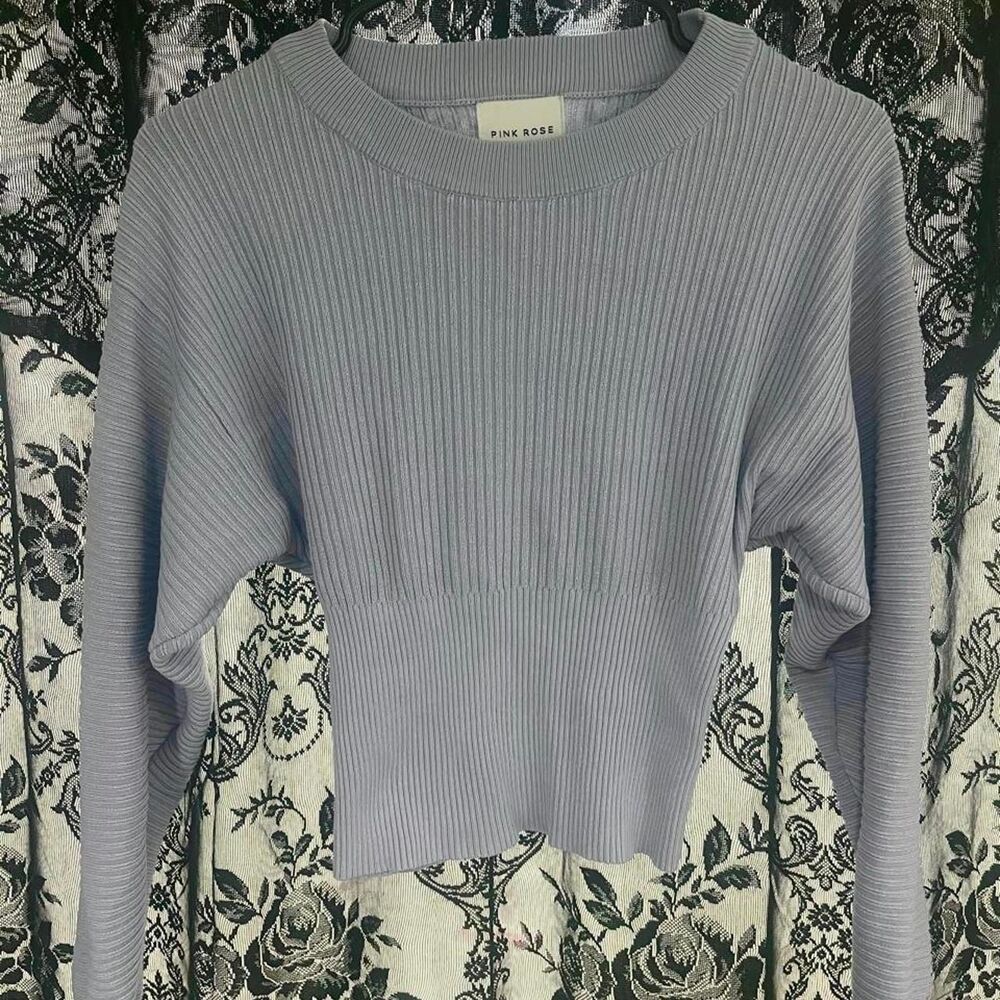 Pink-rose Women's Blue and Purple Jumper